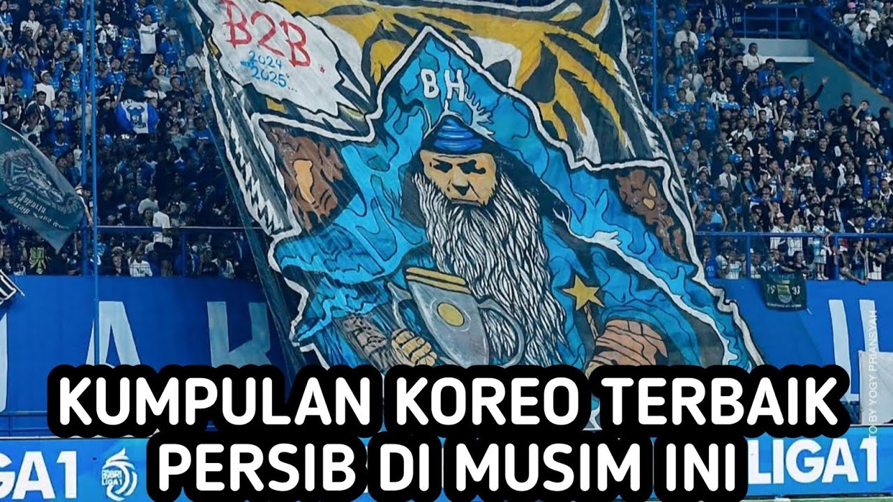 5 koreo terbaik Persib, viking ngga pernah gagal bikin koreo