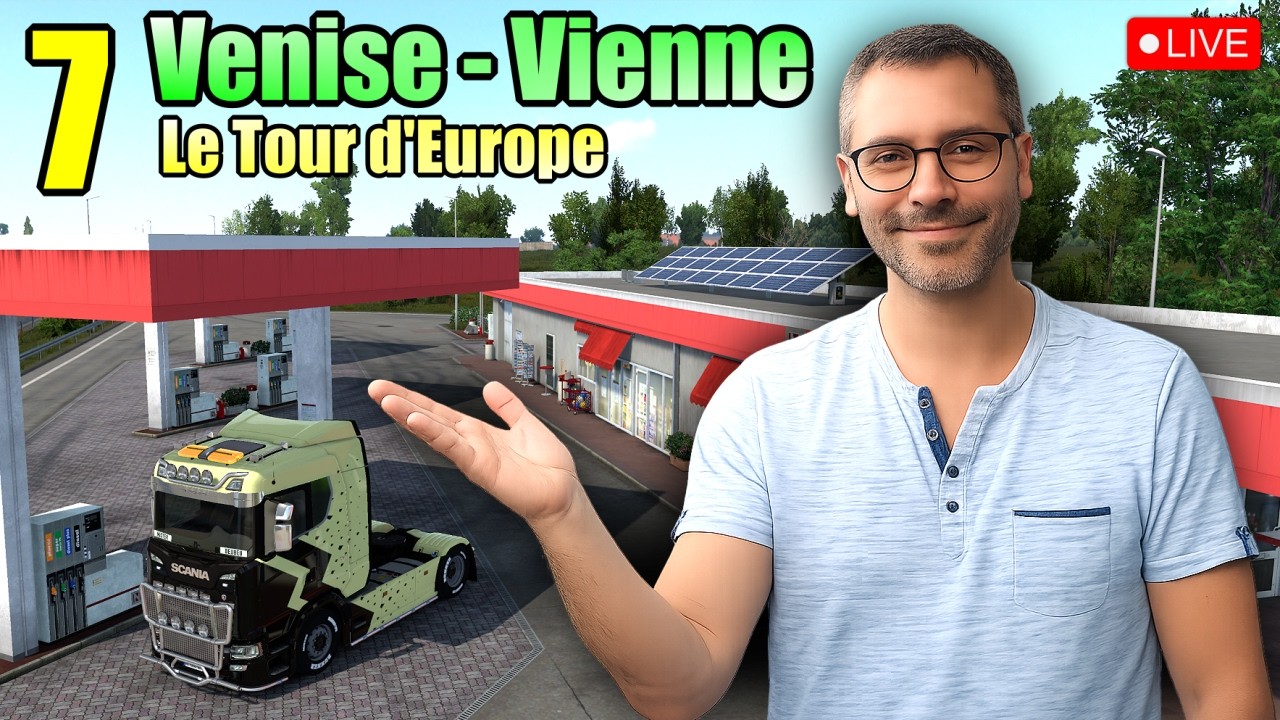🚛VENISE - VIENNE💖LE TOUR DE L'EUROPE💖 TMP - TRUCKERSMP 🤣 ETS2 - Euro Truck Simulator 2
