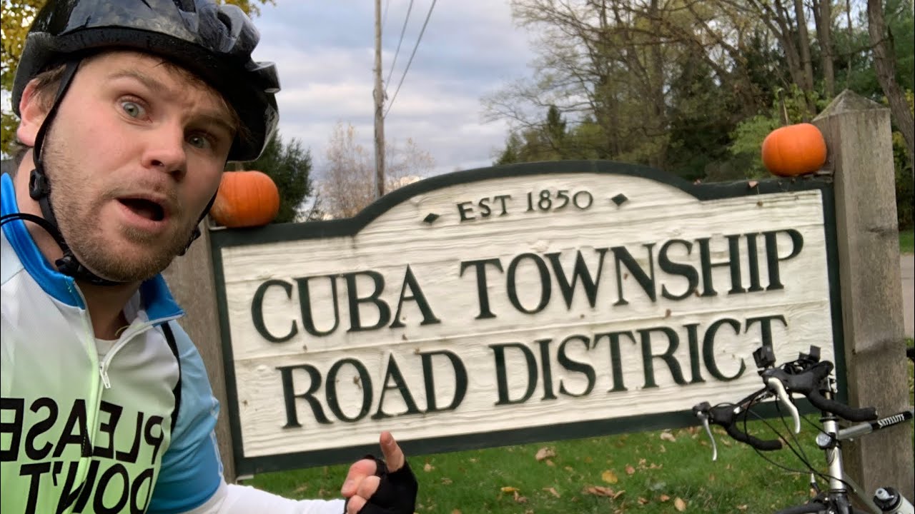 Biking Cuba Road - Most Haunted Road in Illinois