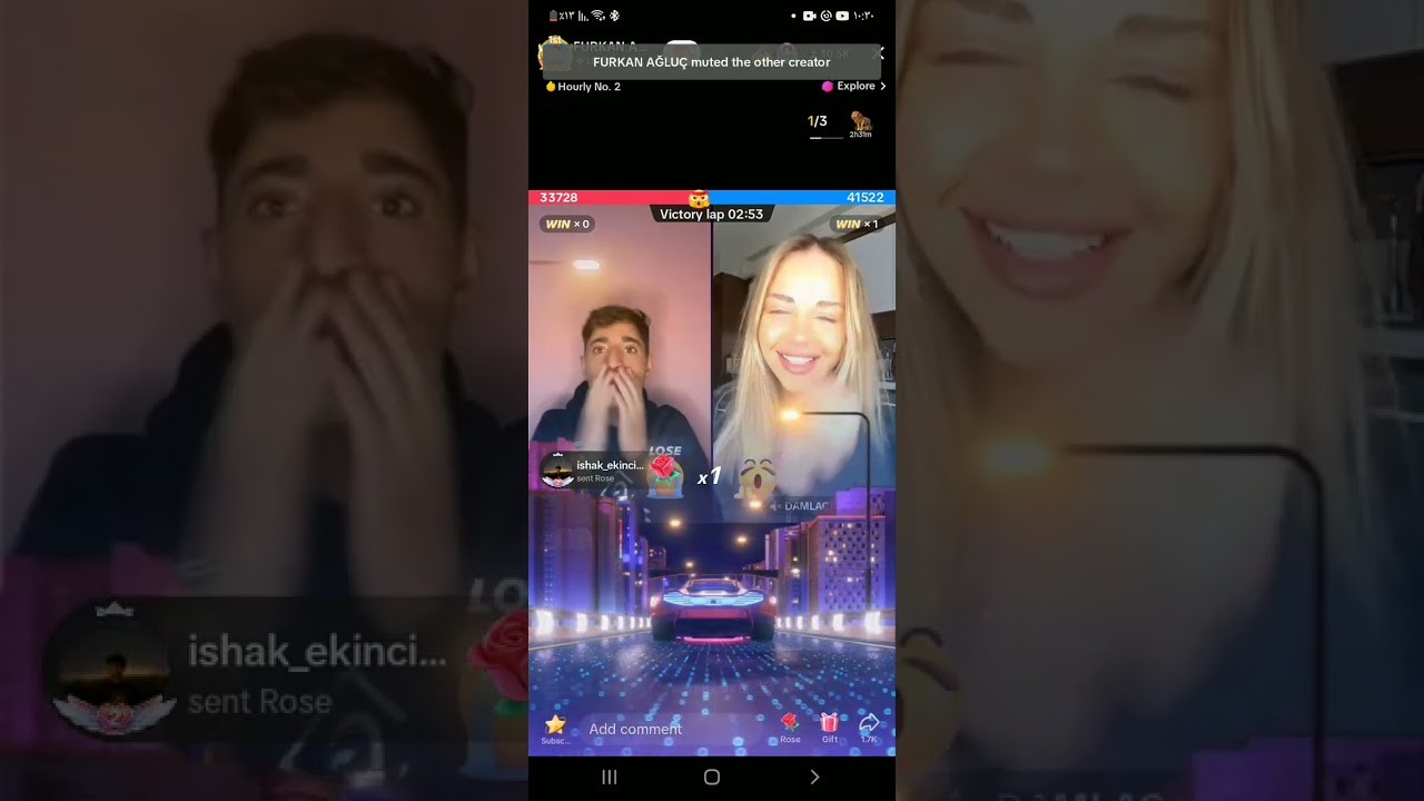 Furkan ve Nia canlı yayın parti 3