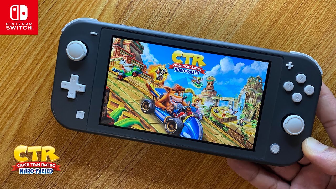 Crash Team Racing Nitro-Fueled Nintendo Switch Lite Gameplay