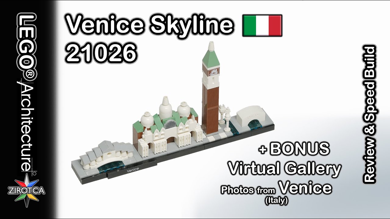 LEGO Venice Speed Build | LEGO 21026 | LEGO Architecture Series + Bonus Venice Photos