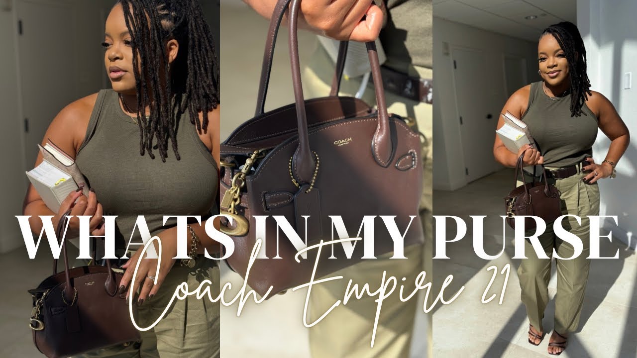 ЧТО В МОЕЙ СУМОЧКЕ 👜 COACH EMPIRE 21 