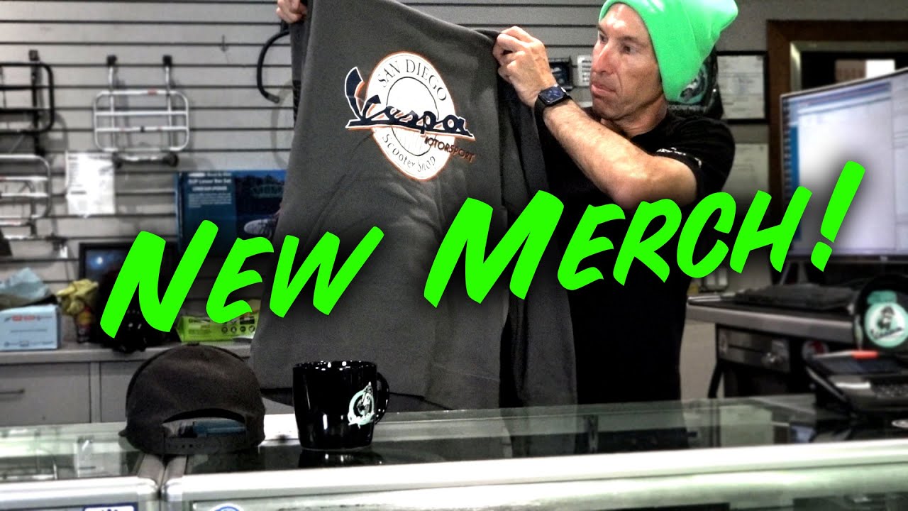 New Vespa Motorsport & Scooterwest Hoodie & Swag!