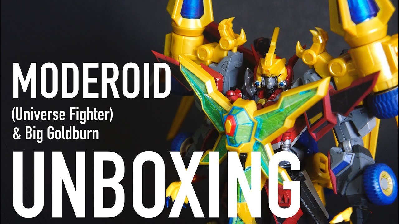 【冰水模型】這個古立特是大家一起共同創造的!!  MODEROID 古立特 Universe Fighter & Big Goldburn