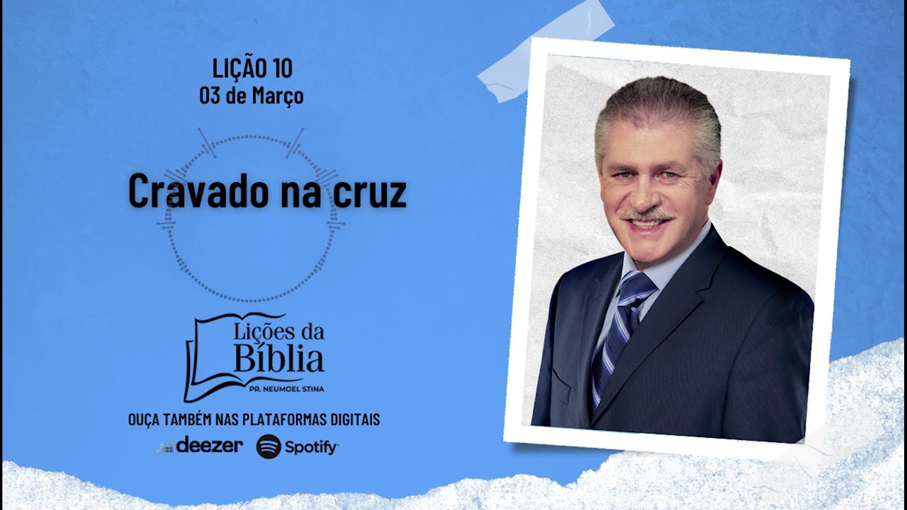 Cravado na cruz - Terça, 03 de Março | Lições da Bíblia com Pr Stina