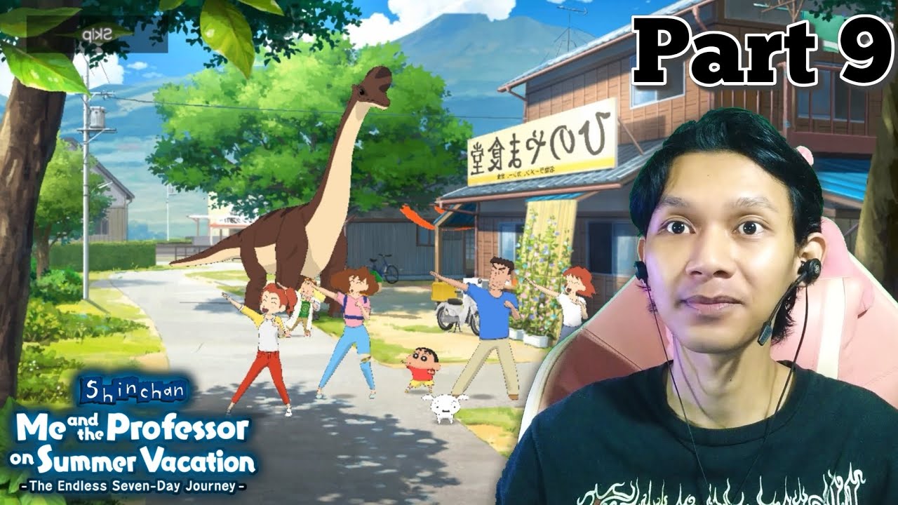ORANG-ORANG PADA TAKUT DINOSAURUS! 🦕 - Shinchan Summer Vacation part 9 (GAMES)