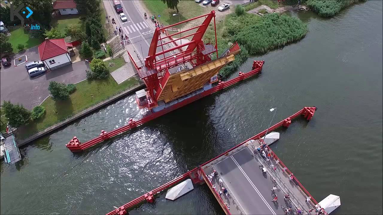 Most w Dziwnowie 2016 - dron kamienskie.info