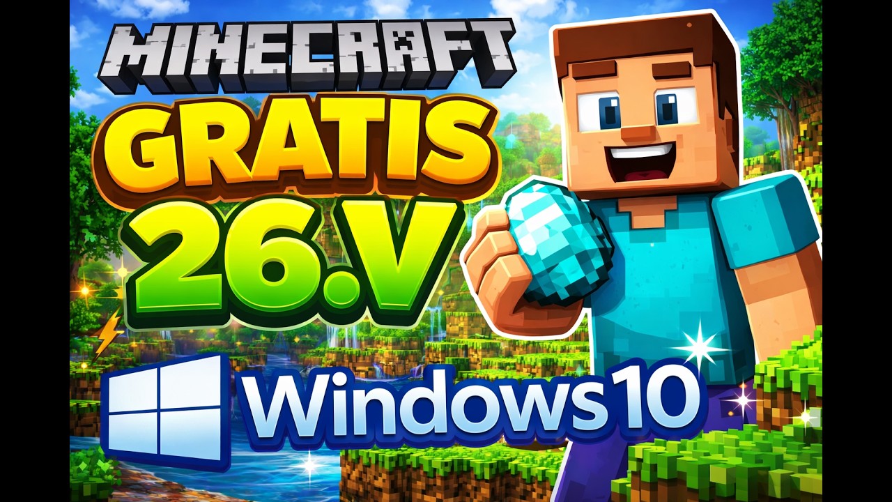 🔥 MINECRAFT 26.V GRATIS PARA WINDOWS 10