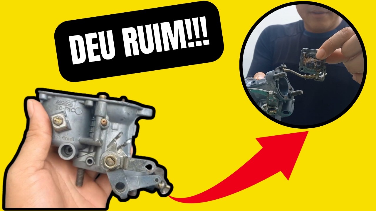 Carburador de Fusca H30 PIC fica muito tempo parado: Olha o que acontece - Deu ruim pro pic 30