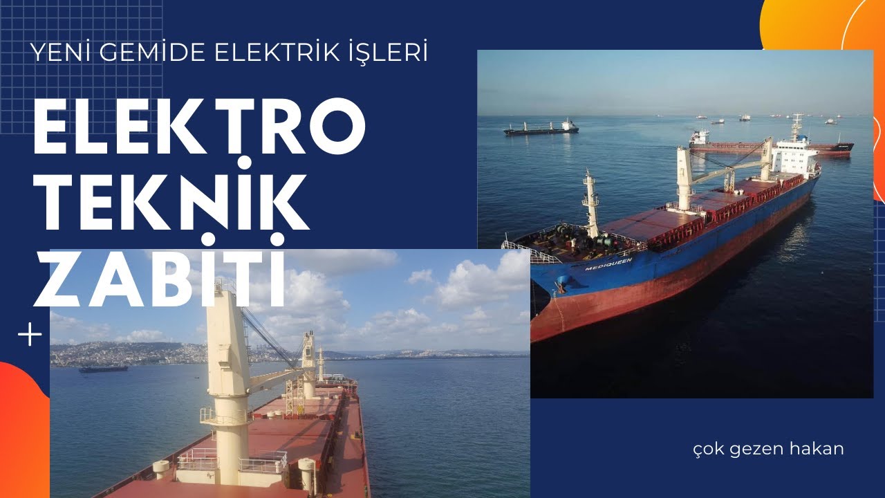 Yeni gemi yeni heyecan birazda gemide elektrik işleri