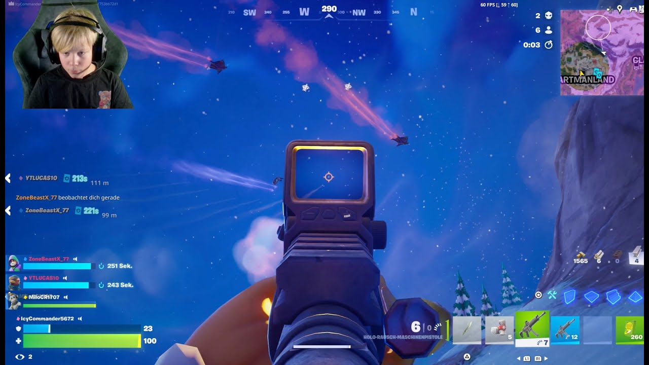 Fortnite - Chapter 7 - Battle Royale Squad - die with a smile