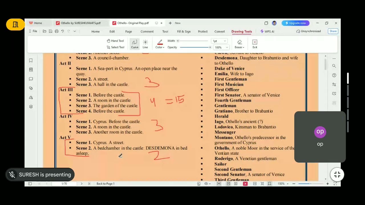 Othello, Idioms- 01, Grammar, 23 January 2026