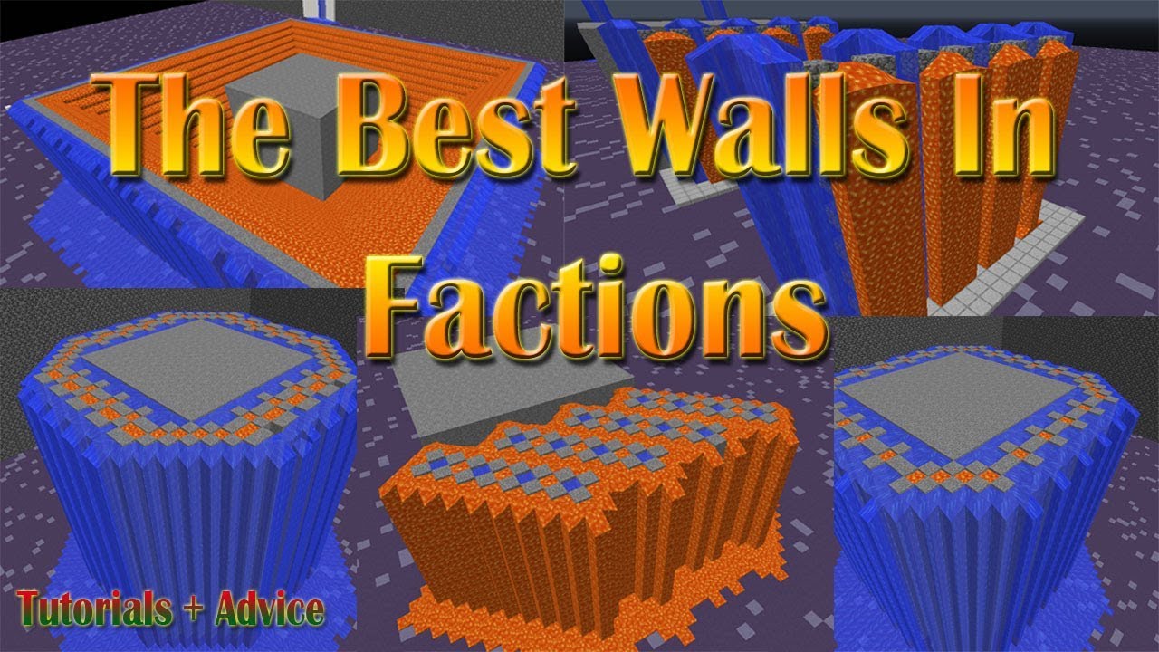 Minecraft Factions: The Best Walls In Factions (Tutorials and Advice)