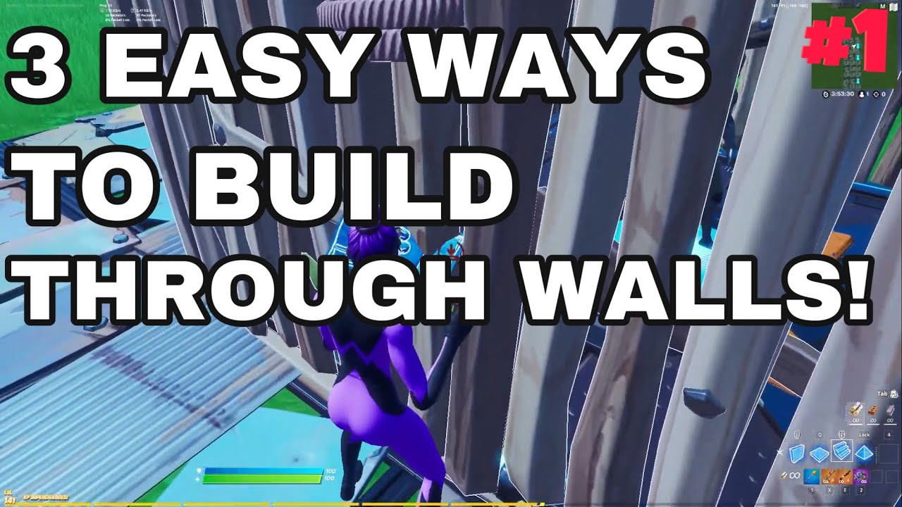 How To Build Through Walls In Fortnite!