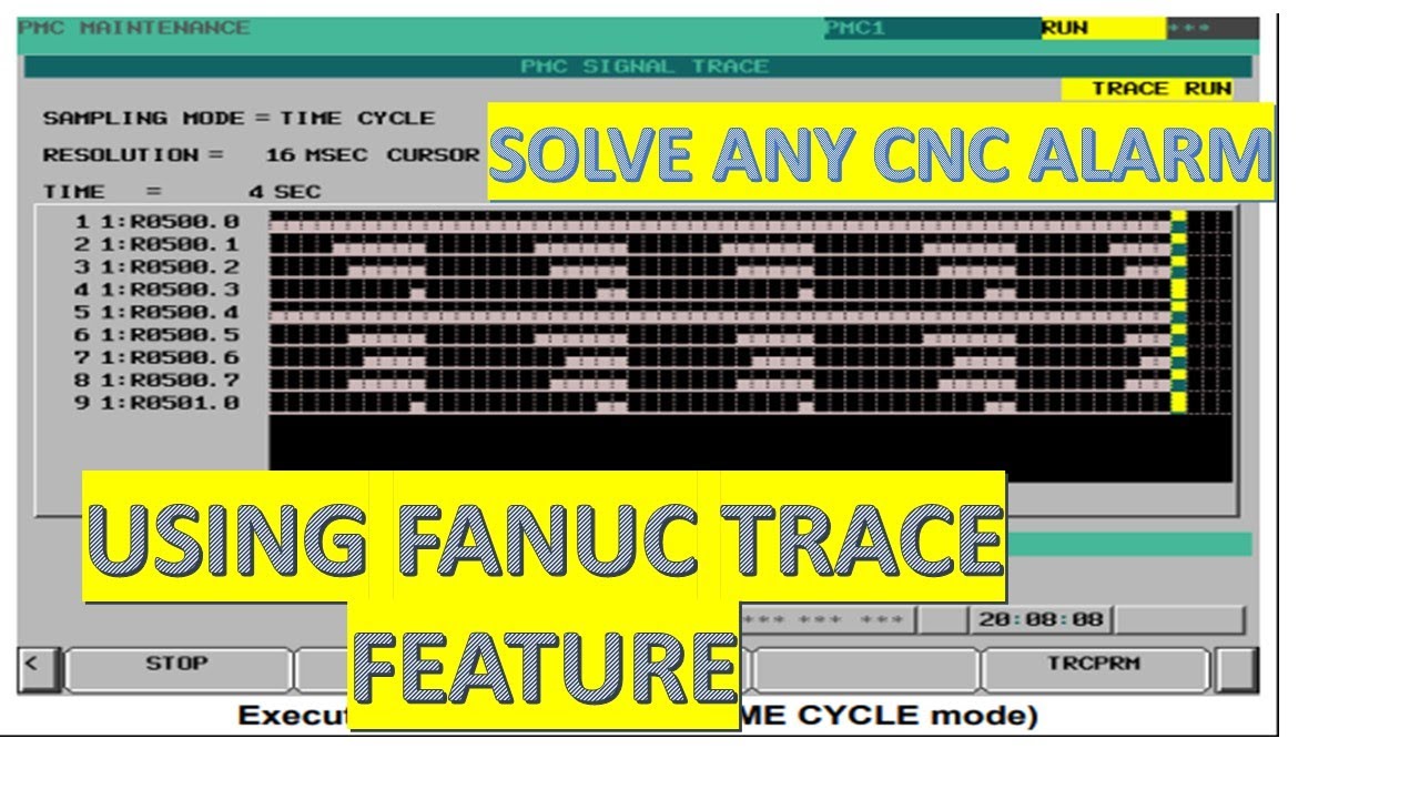 EXPLAINED: How TO CHECK ANY CNC INPUT OUTPUT SIGNAL USING TRACE FUNCTION FANUC TRACE: DOPAMYN ROBOTS