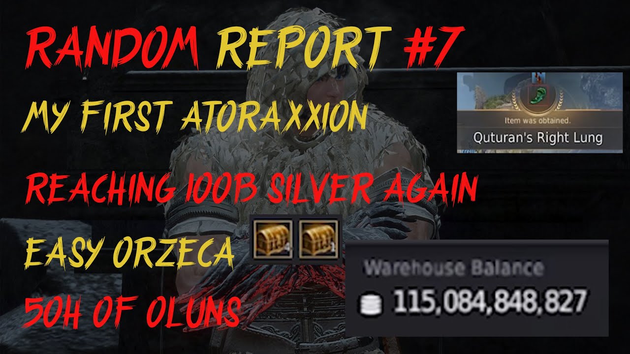 The Ghillie Striker - Random Report #7 - Reaching 100B silver again