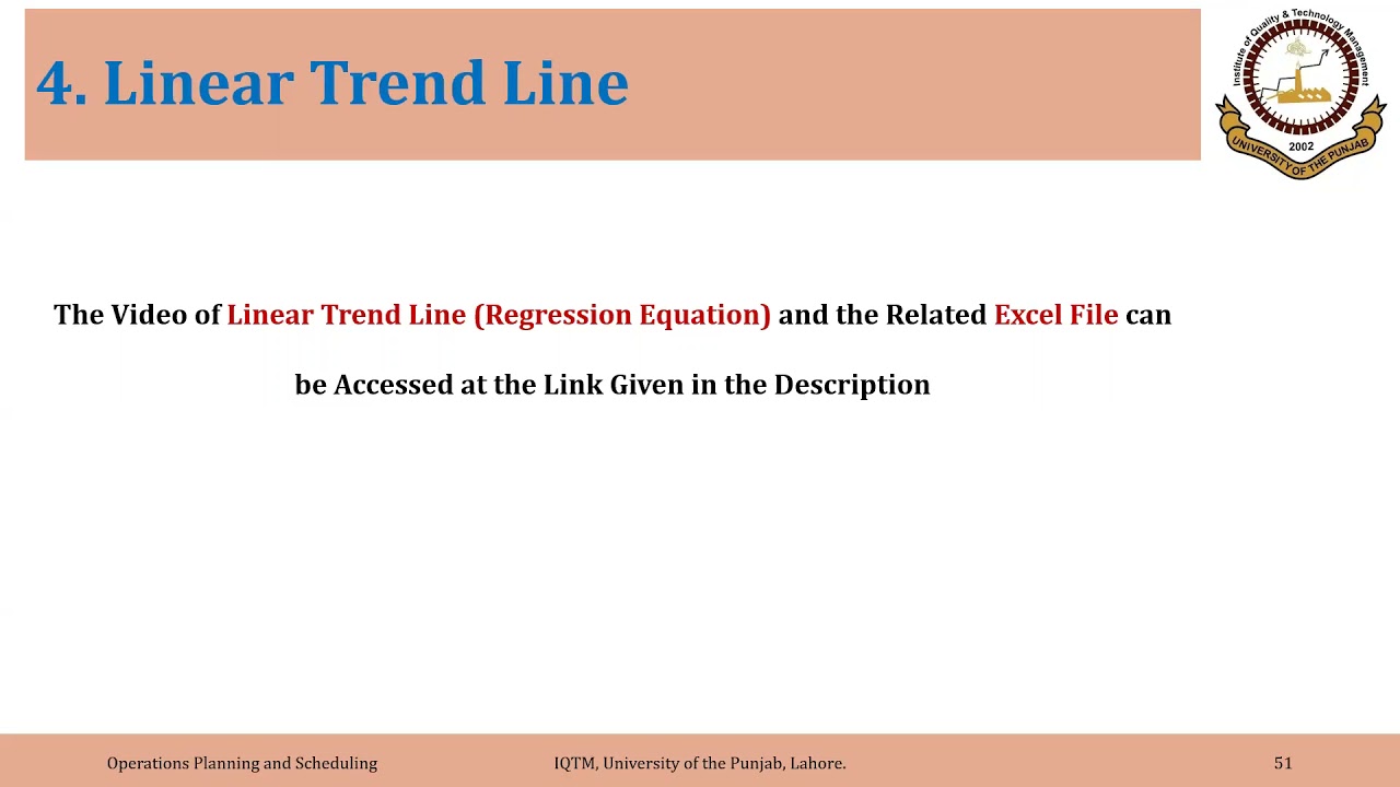 01_03_P6 Demand Forecasting Using Linear Trend Line