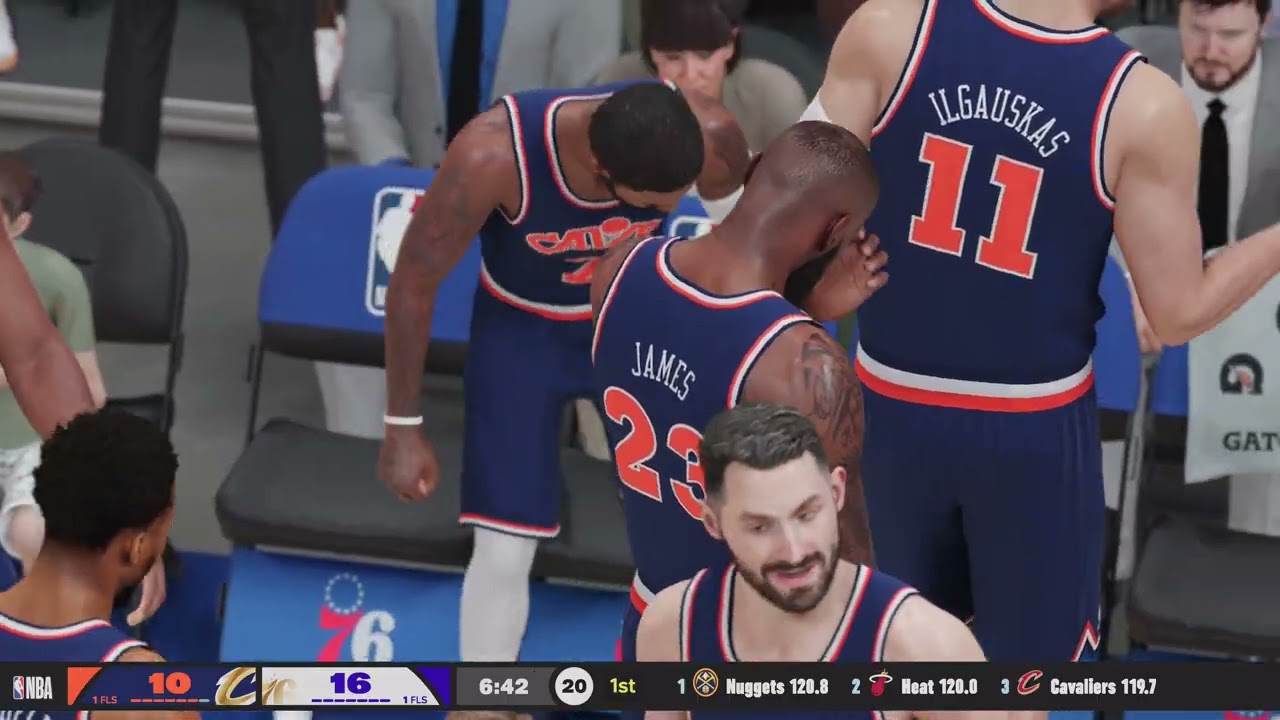 【2K26 NBA】All Time Cleveland Cavaliers vs All Time Philadelphia 76ers