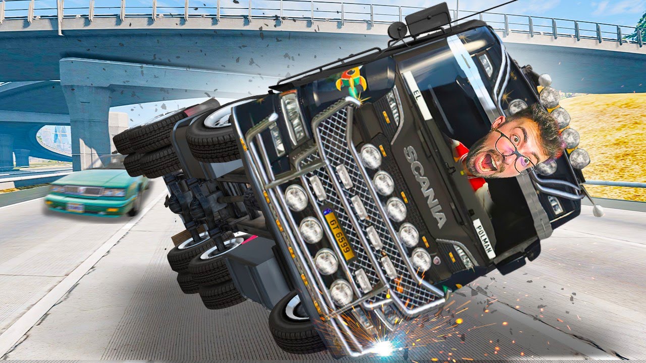 RUTA CON ACCIDENTES EN CAMI&Oacute;N POR ESPA&Ntilde;A 😂 | Euro Truck Simulator 2