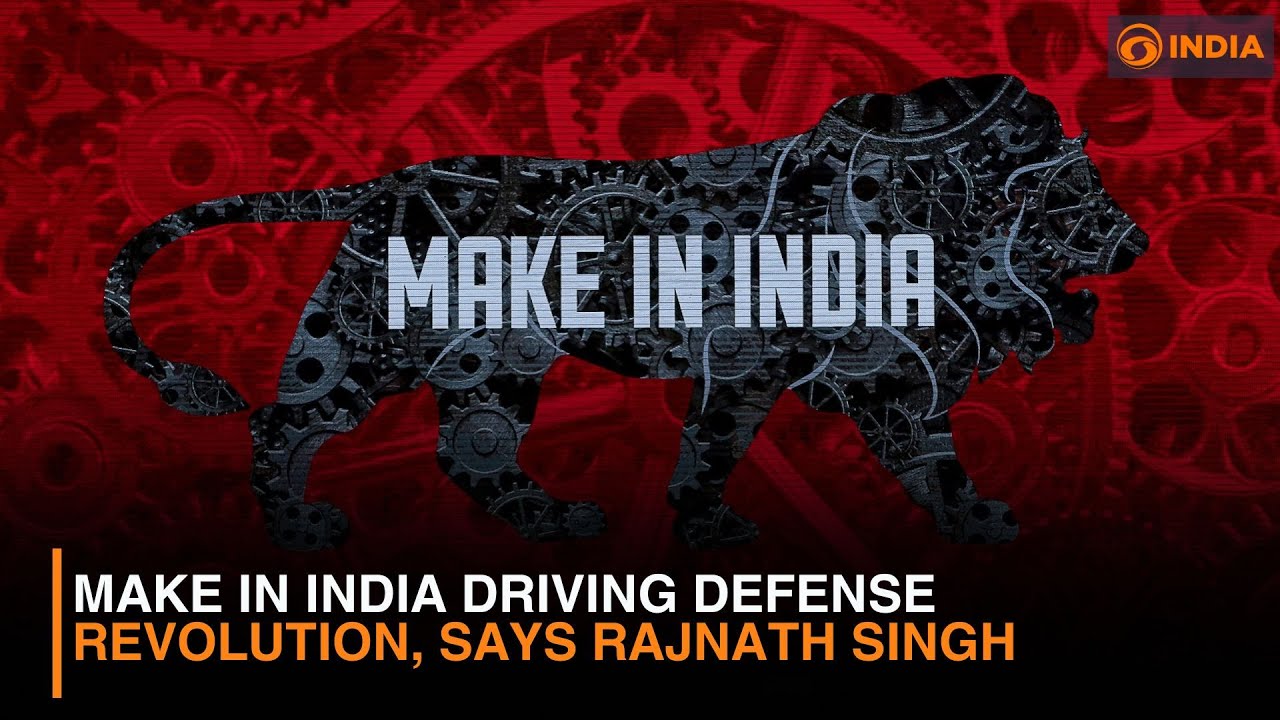 Make in India Driving Defense Revolution, Says Rajnath Singh | DD India