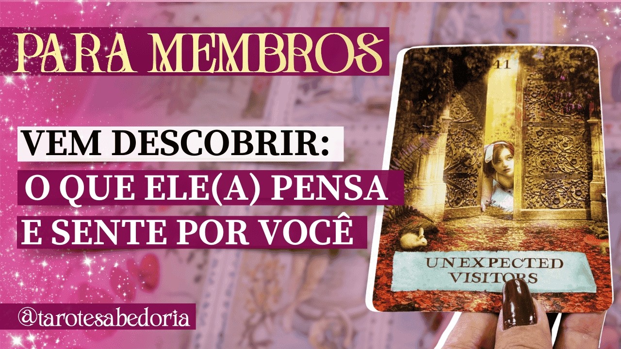 🔮🔥QUAL É O PENSAMENTO E O SENTIMENTO DELE(A) EM RELAÇÃO A VOCÊ 🔥 🔮