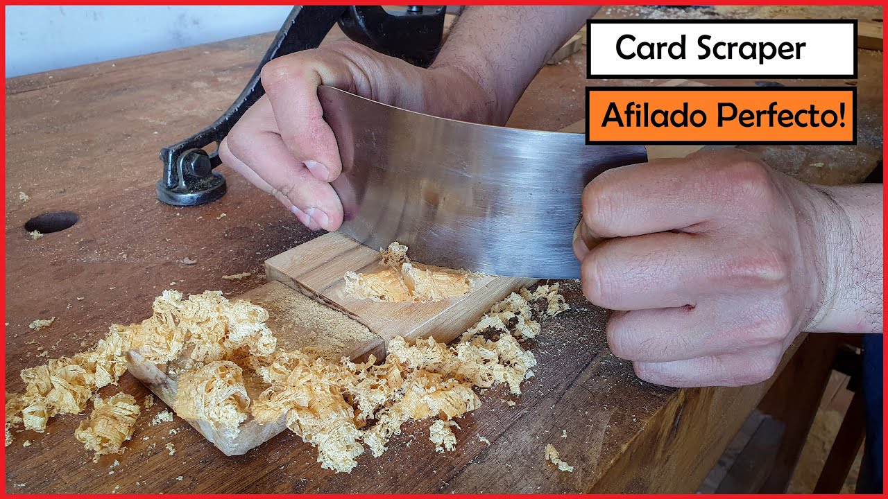 Afilado de Rasqueta - CARD SCRAPER