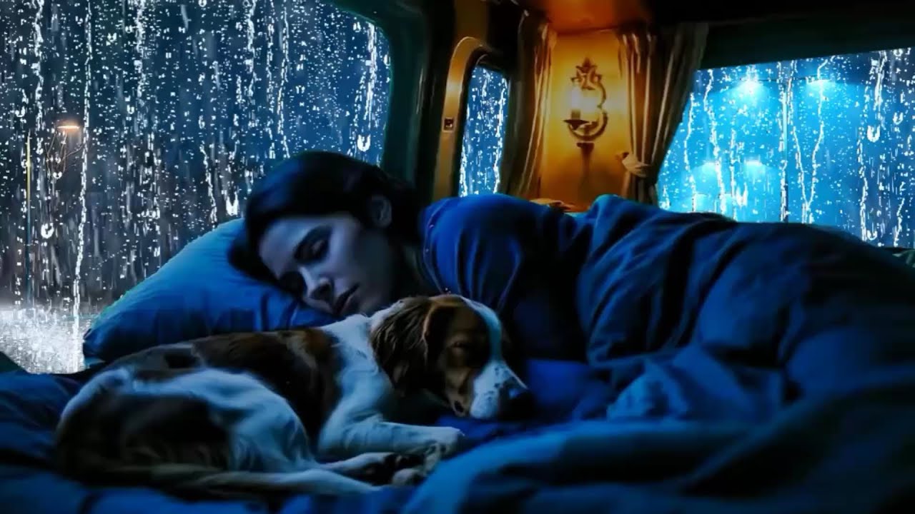 Soothing Rain on a Car Window 🌙 | Sleep Aid for Insomnia