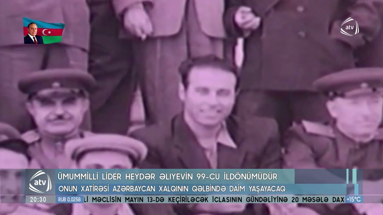 Ümummili Lider Heydər Əliyevin 99-cu ildönümü