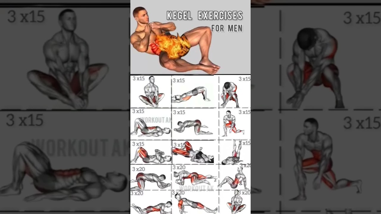 Kegel Exercise for men,jimicsiga raga,jirdhis, home, exercise, KEGEL For Men