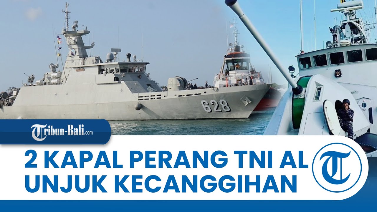 Canggih dan Modern, Kapal Perang TNI AL, KRI Sampari dan KRI Hiu Latihan Perang Tempur di Laut Jawa