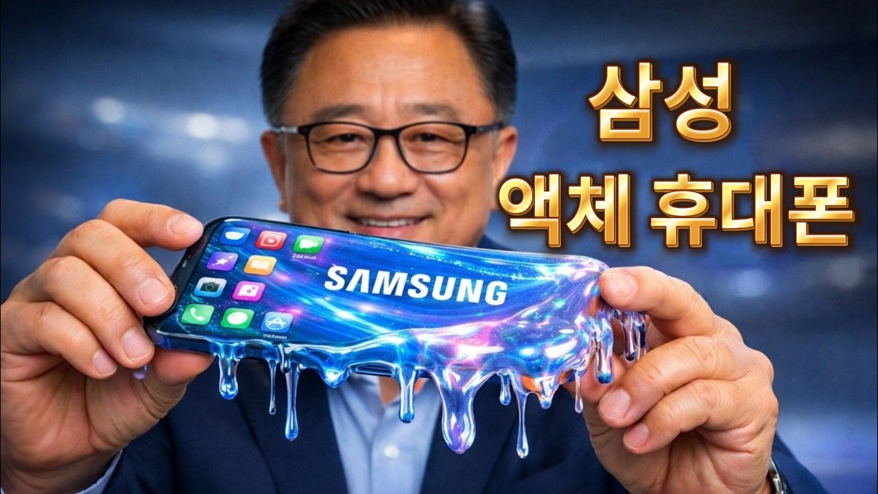 삼성은 세계 최초의 액체 연료 스마트폰인 갤럭시 플루이드를 출시했습니다.