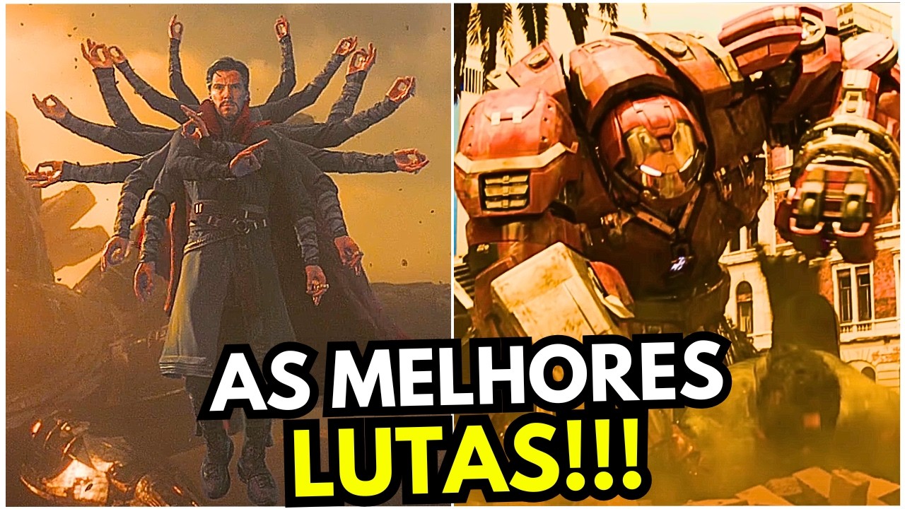 TOP 10 MELHORES LUTAS DO UNIVERSO MARVEL!!! (UCM)