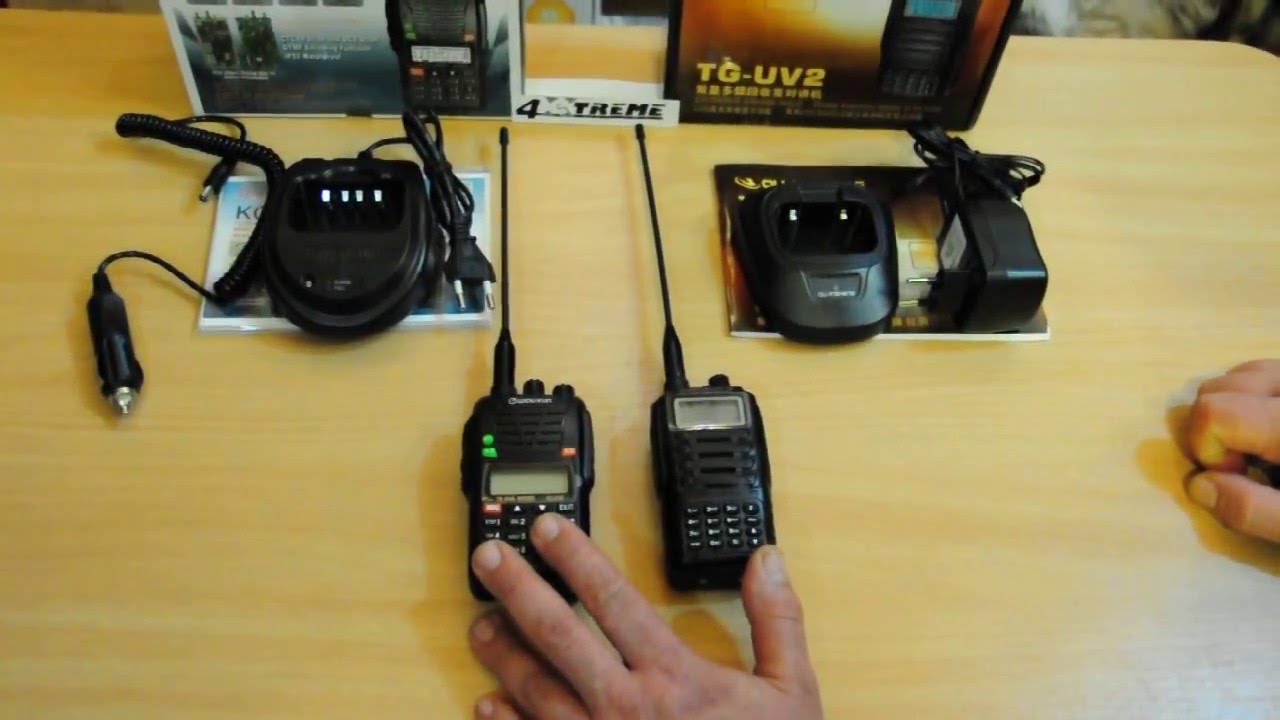 Wouxun KG-UV6D vs Quansheng TG-UV2. Сравнение