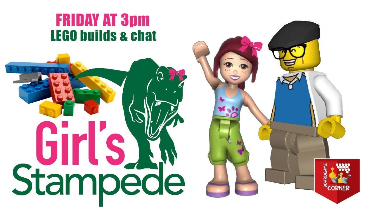 Girls Stampede with Mark Streed of Board Game Corner & LEGO NES set! Part III