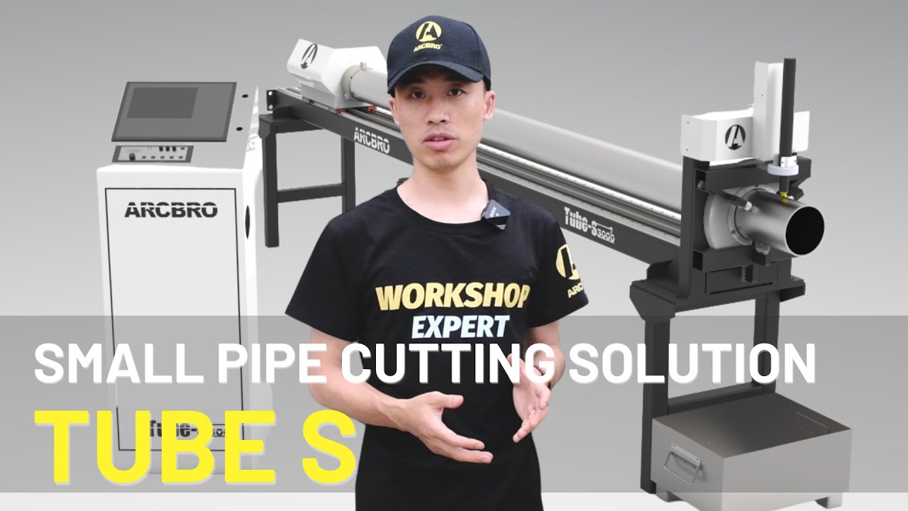 ArcBro TUBE S small metal pipe plasma cutter | pipe cutting machine for workshop