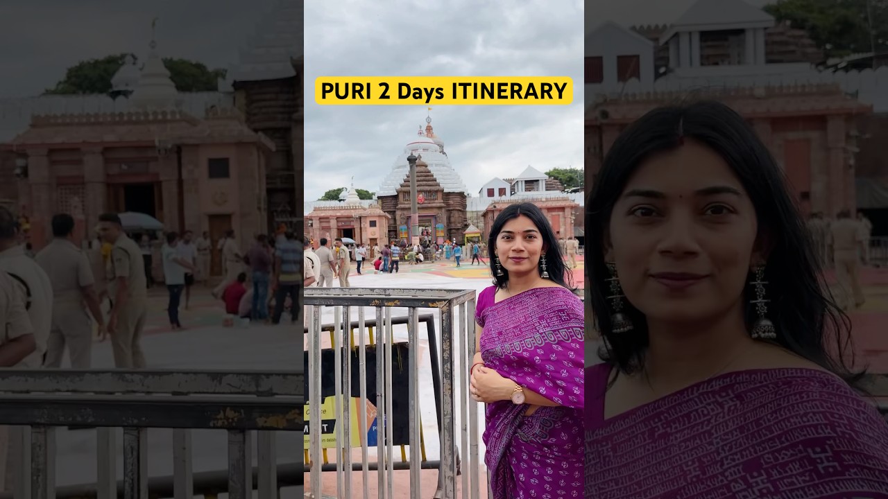 2 Days Puri Itinerary - Stay, Beach, Temples, Local food & Shopping!🛕🌊 #shorts #puri #travel