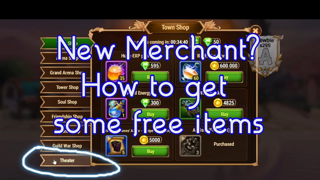 New Merchant? Another way to get some items or spin in Hero Wars