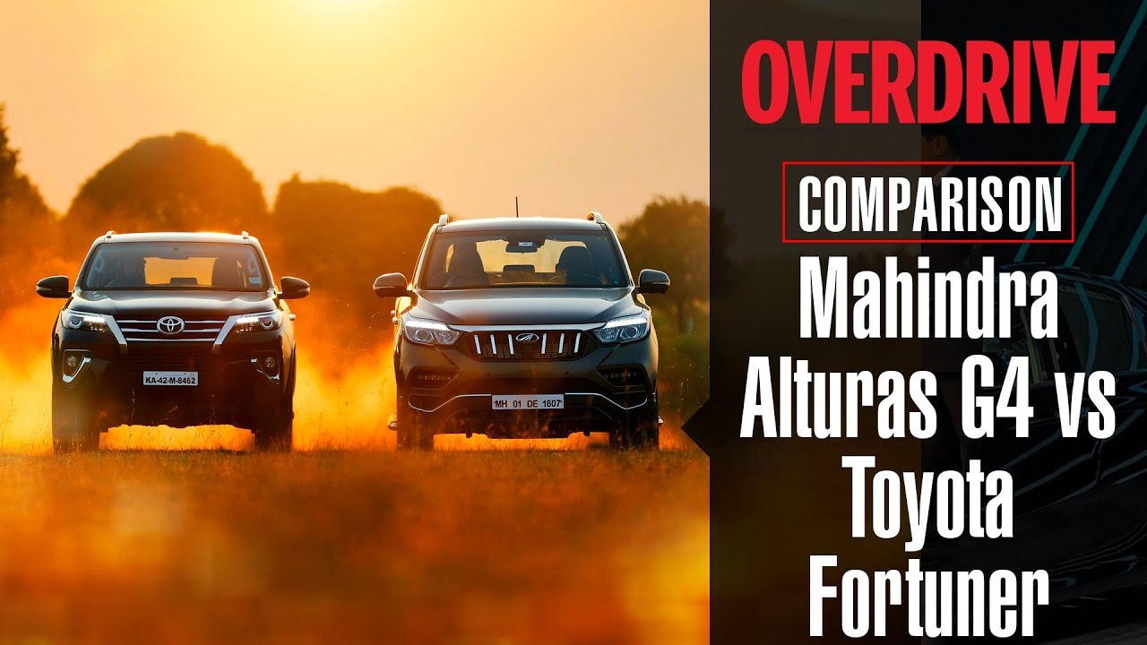 Mahindra Alturas G4 vs Toyota Fortuner | Comparison Test | OVERDRIVE