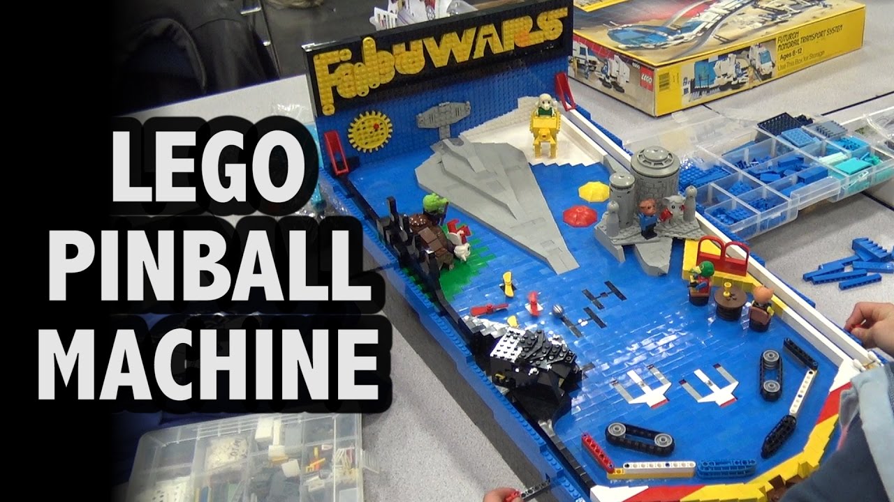 Functional LEGO Pinball Machine Star Wars / Fabuland