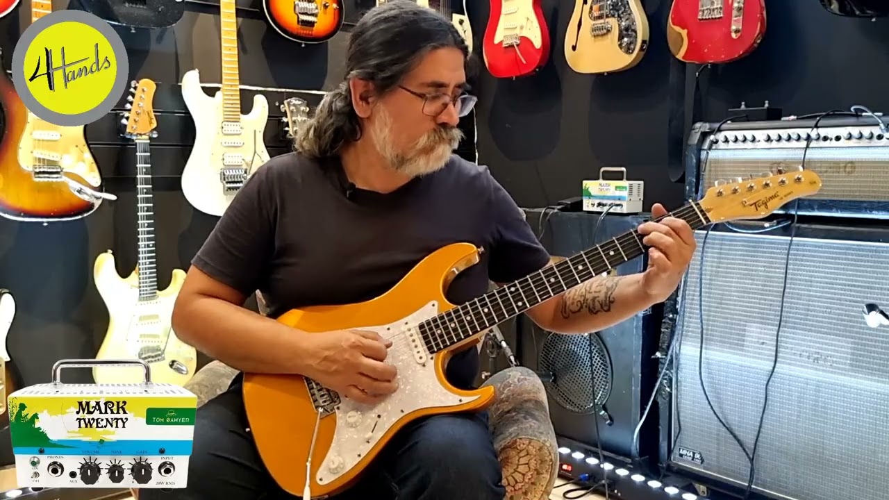 REVIEW E DEMONSTRAÇÃO - GUITARRA - TAGIMA - TG520 - WOODSTOCK SERIES - METALLIC GOLD YELLOW