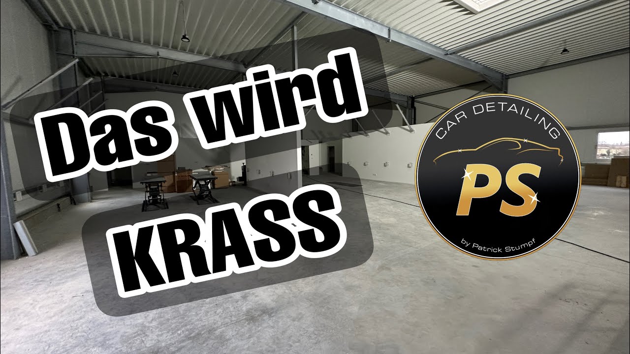 Update PS Car Detailing CHURCH // Baufortschritt Hallenbau PS Car Garage