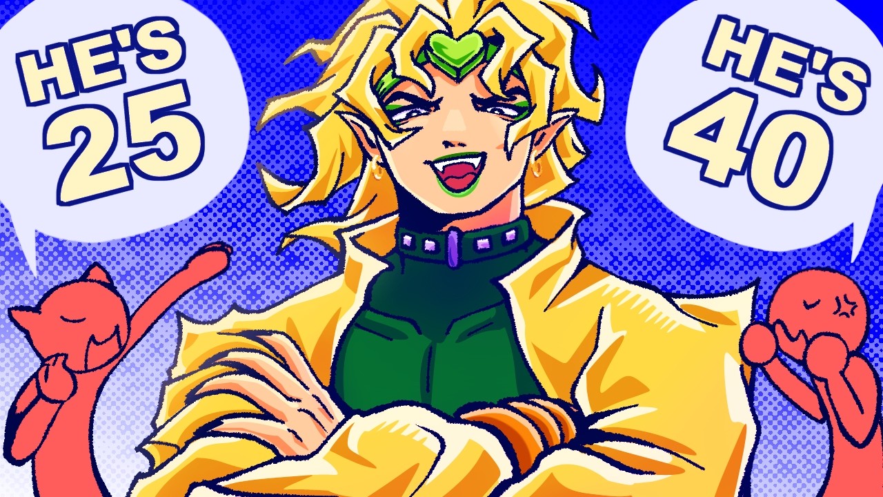 forcing my friends to guess the ages of jojo characters