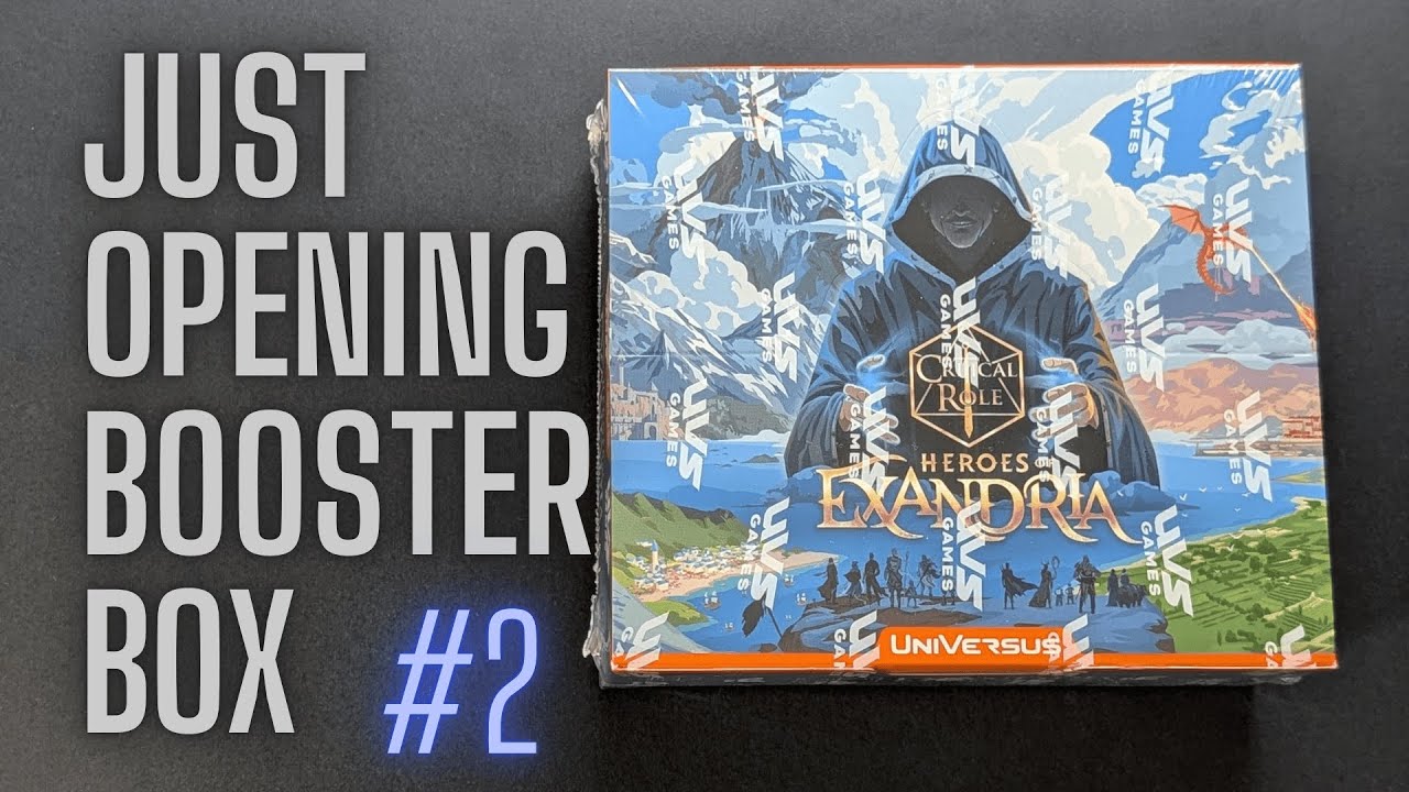 Just Opening – UniVersus: Critical Role – Heroes of Exandria Booster Box #2 (No Talking)