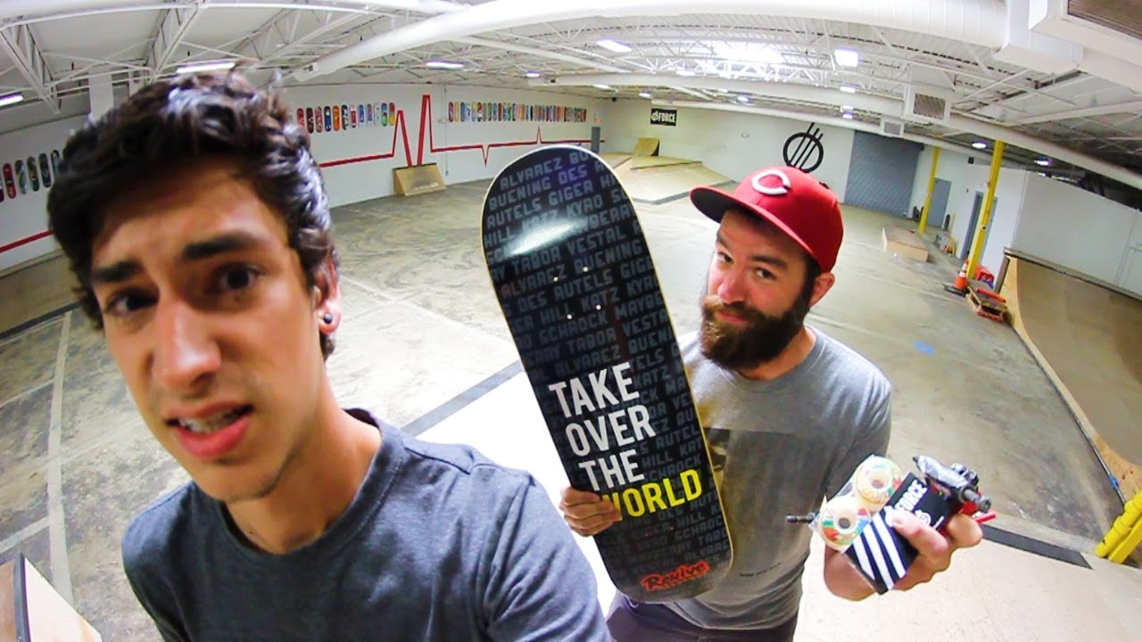 MY FRIEND SETS UP MY SKATEBOARD?!