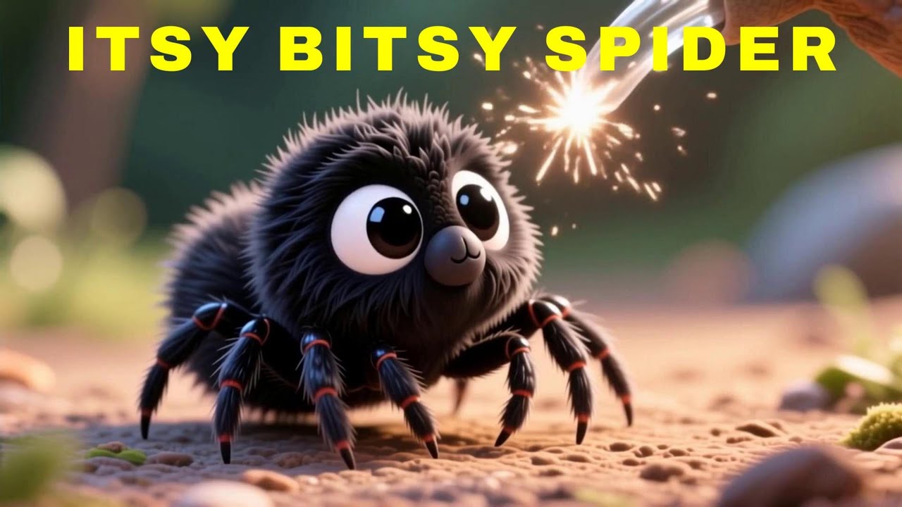 Itsy Bitsy Spider Song | Nursery Rhymes & Animal Songs #rhymes #nurseryrhymes #kidsstory