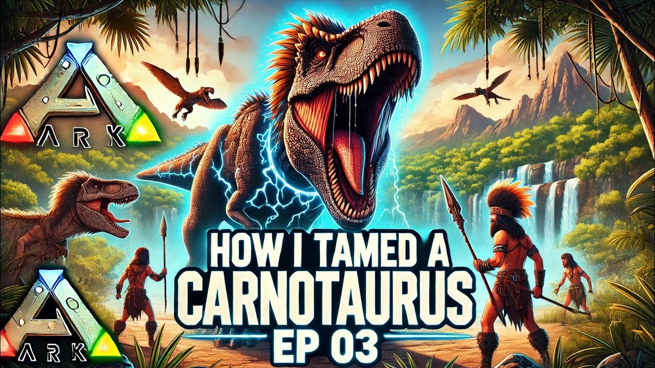 Unbelievable Carnotaurus Taming in ARK Ep 3! 🦖🔥 | PokeFan2565