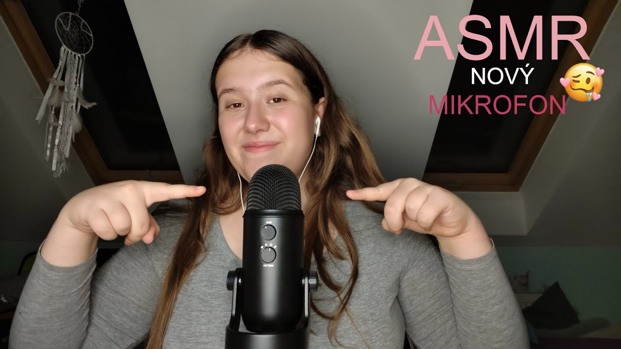 ASMR CZ Test nového MIKROFONU!!😊🤍💗
