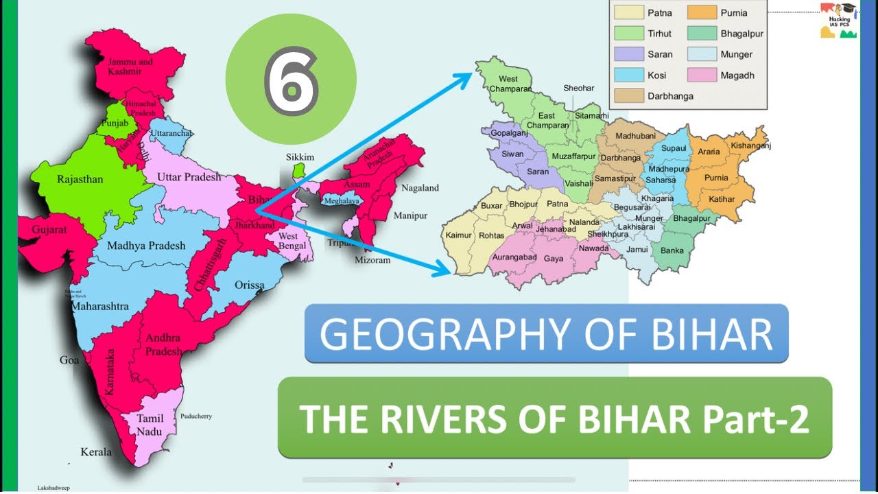 Rivers of Bihar Part-2 | Exploring the Lifelines of Bihar |Bihar Samagra KBC Nano For BPSC #70thbpsc