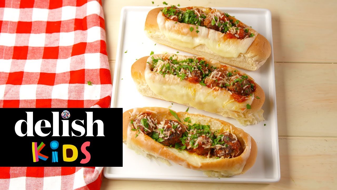 Meatball Boats | Delish KIDS